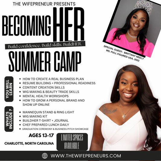 BuildHER: The Becoming HER Experience- Camp Deposit